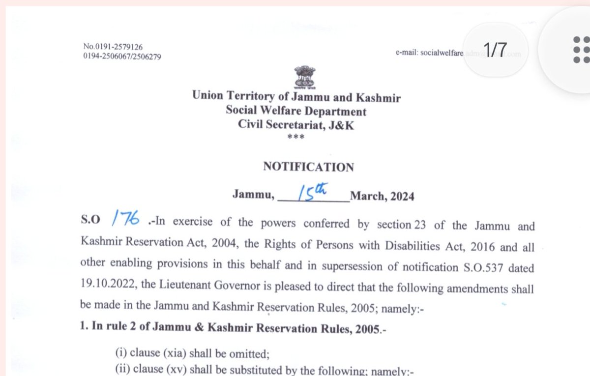 itz234me's tweet image. 15 March 2024 black day for the aspirants of Jammu and Kashmir, where merit wz openly murdered for some political gains nd open merit wz left with mere 30%.we demand immediate revision of this policy @OmarAbdullah @sakinaitoo @RuhullahMehdi .