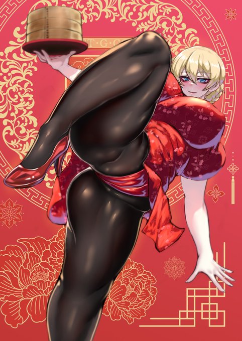 #これを見た人はチャイナドレスをTLに放流しよう逸見エリカスキー、黒森峰スキーを名乗っておきながらチャイナドレスはダー様しかないのは由々しき事態… 