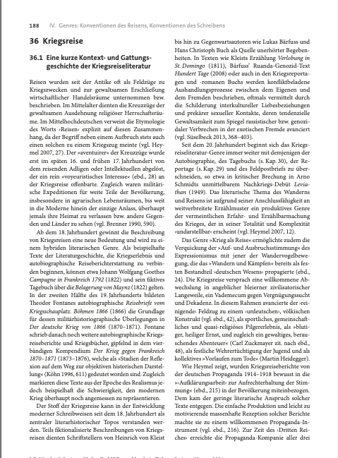 Neu erschienen: Handbuch Literatur und Reise, mit meinem Artikel zum Lemma Kriegsreise. link.springer.com/book/10.1007/9…