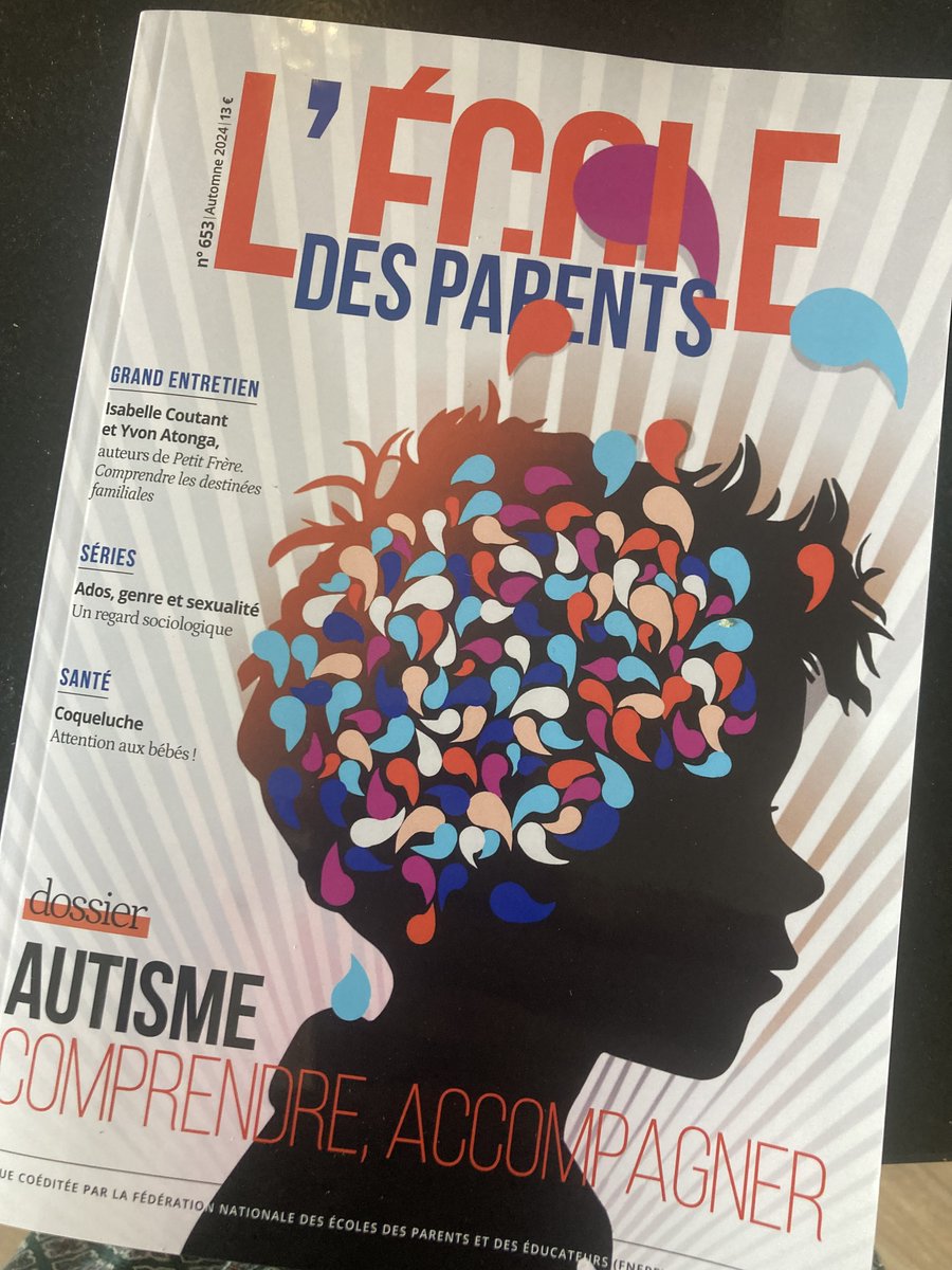 julsperanza's tweet photo. "Que serait une inclusion réussie ?"  nouvelle interview réalisée par @IsabelleGravillon (avec @SteFBonnotBriet) pour le dernier numéro de @lecoledesparents consacré à l’#autisme. #philosophie #handicap #education  #neurodiversité https://t.co/kGqlkwe08v