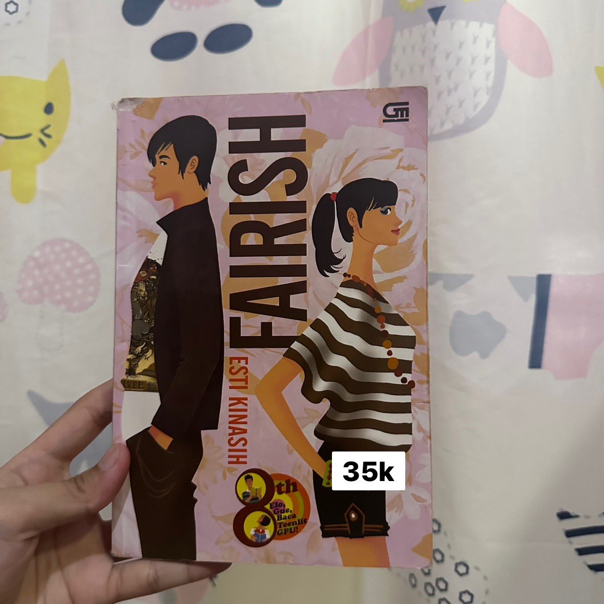jsungchan13's tweet photo. wts novel 
esti kinasih: fairish, dia tanpa aku, jingga dalam elegi 
raden chedid: alaia 

🐚 jatim based 
🐚 oren/manual exc adm https://t.co/RZZ98EfaqQ
