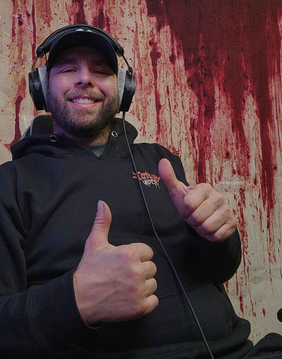 cerberusundead's tweet photo. @RussHollywood is also a friend and the highest paying supporter of the stream, dude's rocking the Hellhound hoodie! My dude's amazing. Go watch his streams! https://t.co/K9qVbabGkV https://t.co/amk6VjNfUr