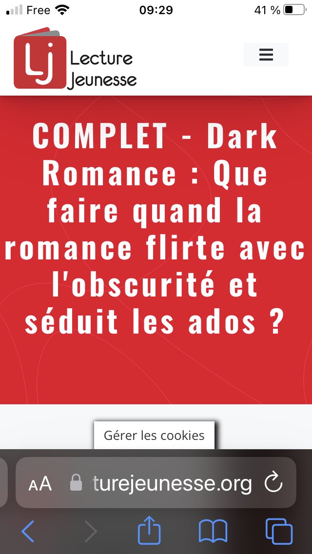 Le prochain « Panier du Médiateur » de @LectureJeunesse est complet… malgré une jauge de 1000 personnes ! L’intérêt pour la #DarkRomance et surtout pour la compréhension du phénomène est croissant. Quand j’ai commencé à en parler en 2021, je n’aurais pas imaginé cet engouement !