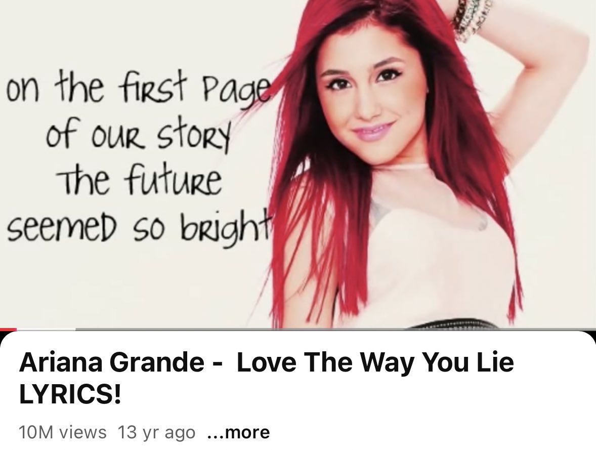 fragranceariana's tweet image. “what was the first ariana grande song you heard?”
me: