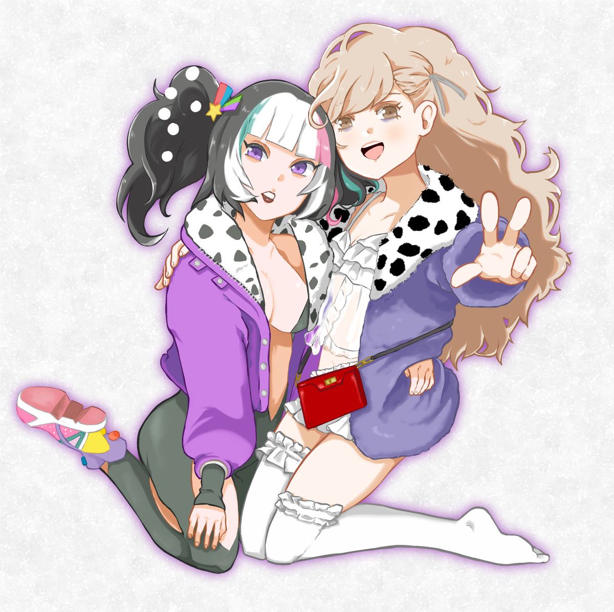 verdimand's tweet image. cute girls with purple spotty jackets
#novect #narkarma #M (i never know what to tag M as lol)
1 layer + bg