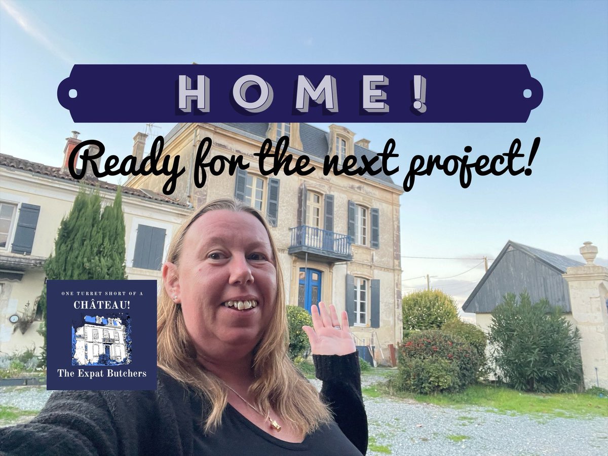 ExpatMaison's tweet photo. 6pm 🇬🇧 UK time on our YouTube channel 🍿🎬🎞️🎥
https://t.co/mY0T5Q6IKM
#chateauliving #chateaulife #château 
#escapetothechateau #frenchchateau #chateaustyle #chateaudiy #france #chef #brittanyferries #butter #travel #new #renovation #kitchen #otters #ensuite #lamaisondubeurre https://t.co/ZAe5sFsNvO