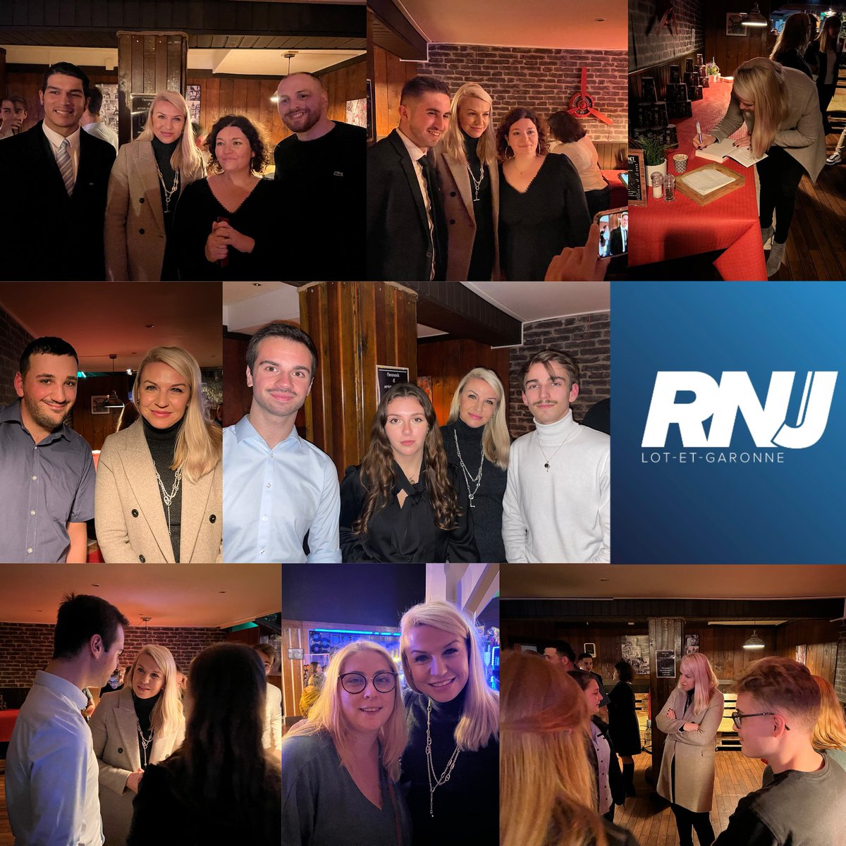 🇫🇷 La jeunesse patriote est belle ! Très heureuse d’avoir été présente à la soirée du <a href="/RNJ_47off/">RNJ Lot-et-Garonne</a> hier soir à #Marmande aux côtés de <a href="/MAndrouet/">Mathilde Androuët</a> et <a href="/mvalet_officiel/">Matthieu Valet</a>. On se donne rendez-vous cet après-midi à #Tonneins pour le meeting de <a href="/J_Bardella/">Jordan Bardella</a>. 😉