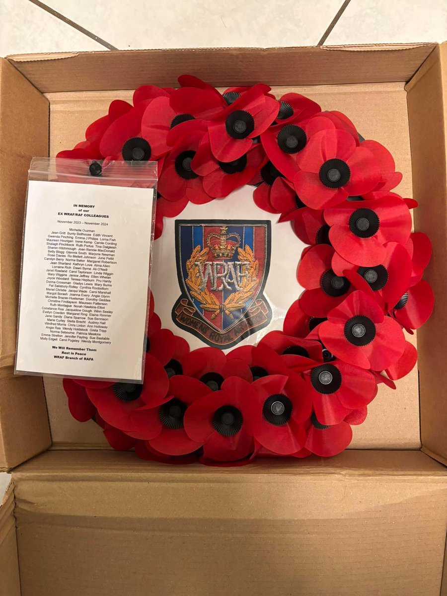 OscarRomeo1268's tweet photo. Proud to know my mums name will be on the wreath being laid at the Cenotaph today in honour of all the #WRAF ladies we have lost in the past 12 months #PerArduaAdAstra #WeWillRememberThem @RoyalAirForce @WRAFBranch @PoppyLegion https://t.co/RhlwqAb61j