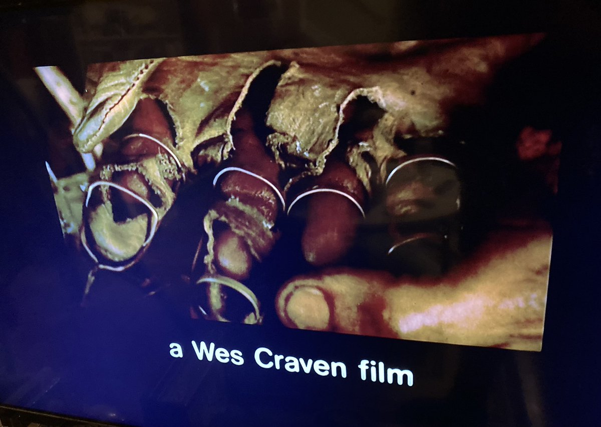 Happy 40th to the all-timer. The one that started it all for me…at six years old 👀. It never fails to thrill me.  @_AmandaWyss <a href="/LangenkampH/">Heather Langenkamp</a> <a href="/RobertBEnglund/">Robert B. Englund</a>