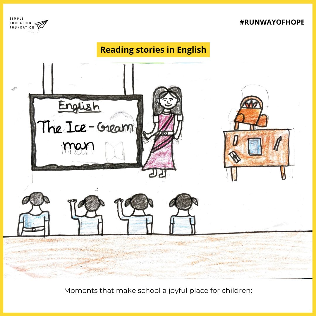 🎨We asked children in Government partner schools to think of moments during school hours when they have fun, feel safe, and enjoy themselves the most. These are some of the wonderful drawings that they made.