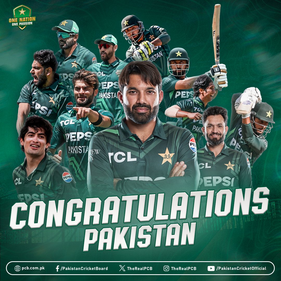 TheRealPCB's tweet image. 🇵🇰 2️⃣-1️⃣ 🇦🇺

Pakistan win their first ODI series in Australia since 2002! ✅

#AUSvPAK