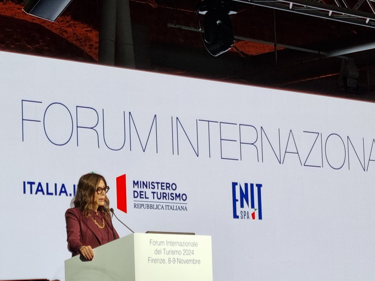 edodalne's tweet photo. Positive vibes at the Forum Internazionale del Turismo with our  Minister of Tourism
#tourism #G7 https://t.co/TpdYi4naf7