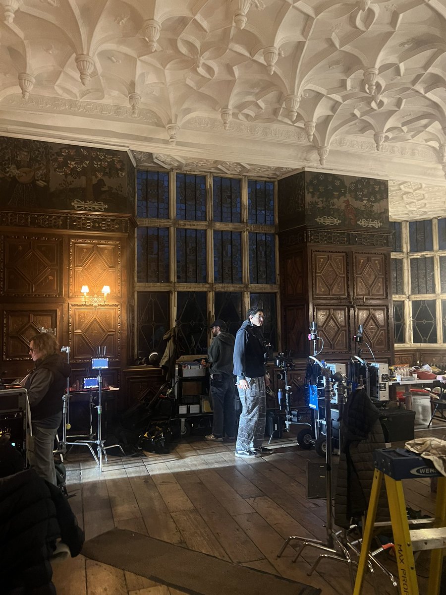 NicBoltMan's tweet photo. #Setvisit to #Gillingcastle to see one of our Actors playing the lead in this feature film. News to follow….. https://t.co/sCvAB3zmmv