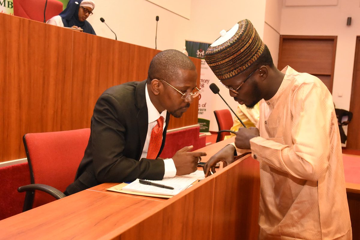 KhalidKumo's tweet photo. Over the past week, I have taken the time to reflect with gratitude on my incredible journey at the Temporary Chamber of the Senate in Abuja. This week marks the end of my tenure as the Member representing Gombe Central in the 5th Session of the Nigerian Youth Parliament. https://t.co/IWUDYodxj1