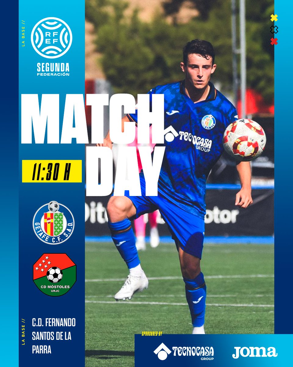 Hoy es #DíaDeGetaB, vamos a por ello 💙

Desde las 11:30 horas, no te pierdas el choque ante el <a href="/CDMostoles/">CD Móstoles URJC</a> en la Ciudad Deportiva Fernando Santos de la Parra.

📺 Recuerda que puedes seguir el encuentro 𝗘𝗡 𝗗𝗜𝗥𝗘𝗖𝗧𝗢 a través de nuestro canal de YouTube y RRSS.