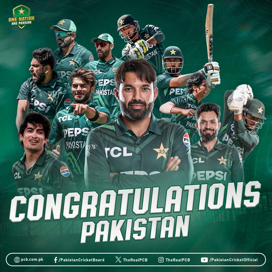 azlan_1213's tweet photo. 🇵🇰 2️⃣-1️⃣ 🇦🇺

𝐏𝐚𝐤𝐢𝐬𝐭𝐚𝐧 𝐰𝐢𝐧 𝐭𝐡𝐞𝐢𝐫 𝐟𝐢𝐫𝐬𝐭 𝐎𝐃𝐈 𝐬𝐞𝐫𝐢𝐞𝐬 𝐢𝐧 𝐀𝐮𝐬𝐭𝐫𝐚𝐥𝐢𝐚 𝐬𝐢𝐧𝐜𝐞 𝟐𝟎𝟎𝟐! ✅

#AUSvPAK https://t.co/vPg6449pIS
