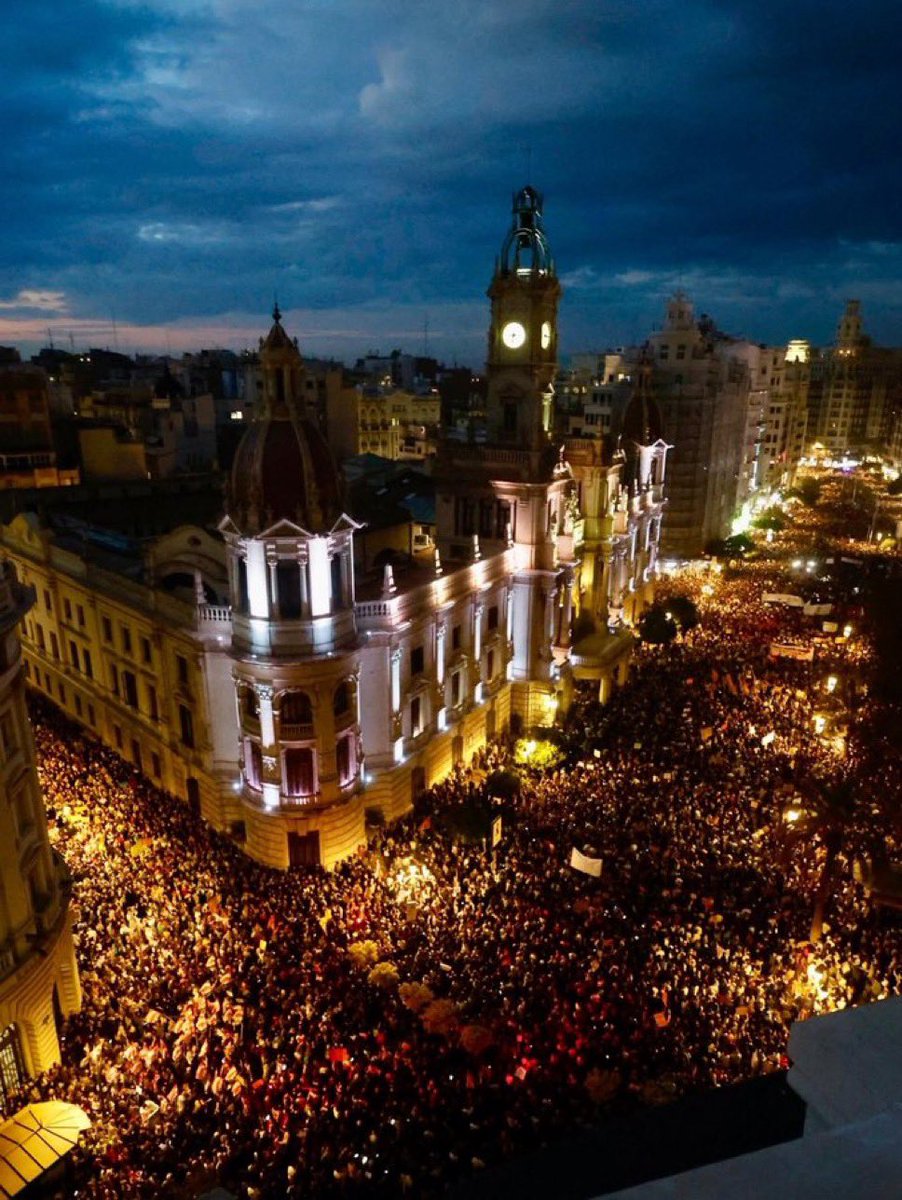 Bon dia només a estes 200.000 persones i a tots aquells que no van poder vindre perquè no tenien ni tren ni metro 🫶🏽