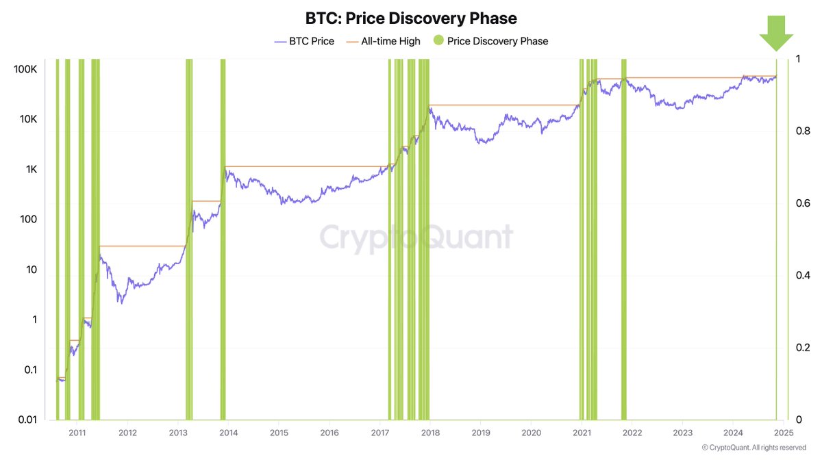 Bitcoin just entered the price discovery phase.