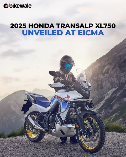 BikeWale's tweet photo. Honda has updated the Transalp XL750 for 2025 with minor visual updates, additional features and revised dynamics. The motorcycle has been showcased at the EICMA 2024.
#honda #transalp750 #hondatransalp750 #bikewale #bwlaunch #eicma #bikes #motorcycles https://t.co/RwJpcA4LW6