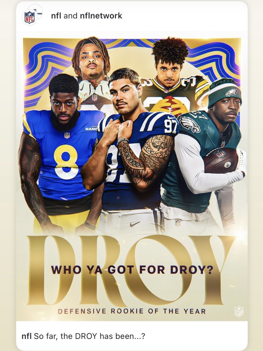 Let’s do this <a href="/evan_williams32/">Evan J. Williams³²</a>🔥#NFL #ROY #GCSM