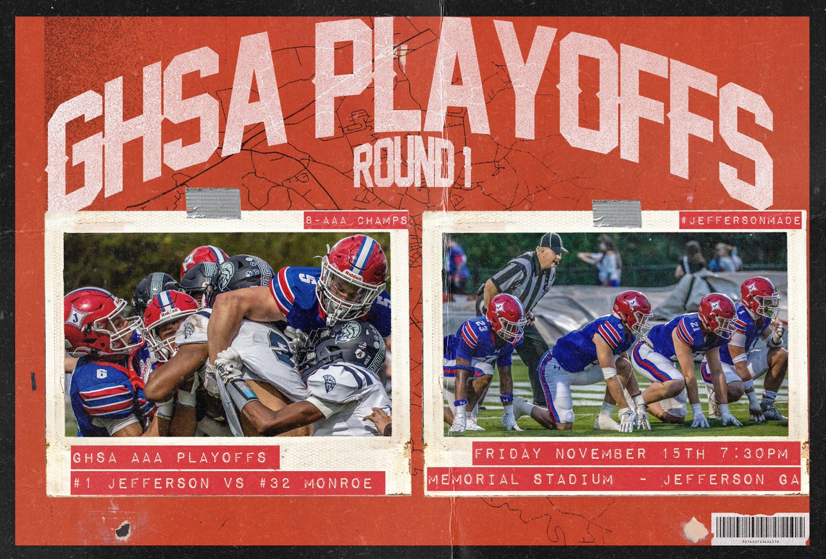 JeffersonFootba's tweet photo. 🚨 Playoff Update 🚨 
Your Dragons will play Monroe of Albany at Memorial Stadium this Friday night!!    We need the #DragonNation to be there loud and proud!! https://t.co/BTkEFyZaXY
