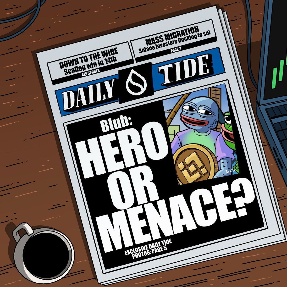 blubsui's tweet image. $BLUB may not be @SpiderMan, but it’s already famous and giving marine life something to talk about in the corals of @SuiNetwork Ocean! 🐟💥

BREAKING: Daily Tide offers 10 $SUI for every $BLUB pic snapped!