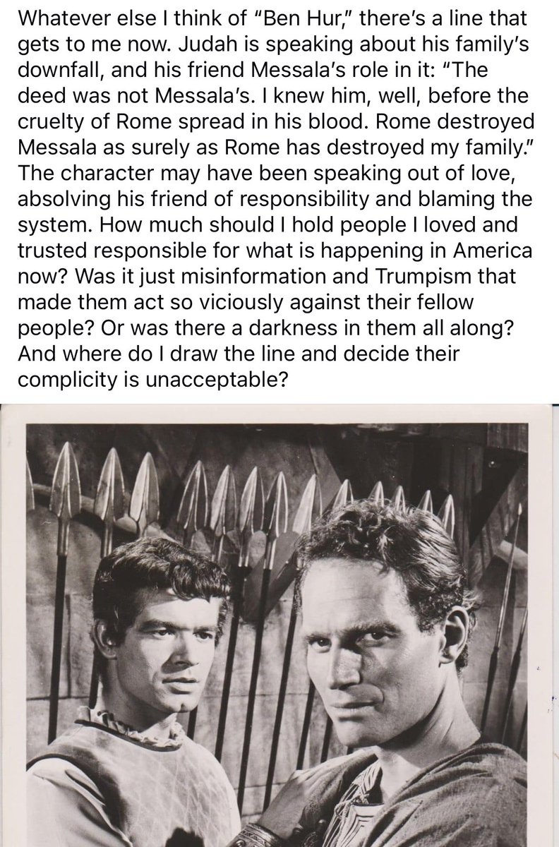 #benhur #trumpism #charltonheston #stephenboyd #williamwyler #gorevidal