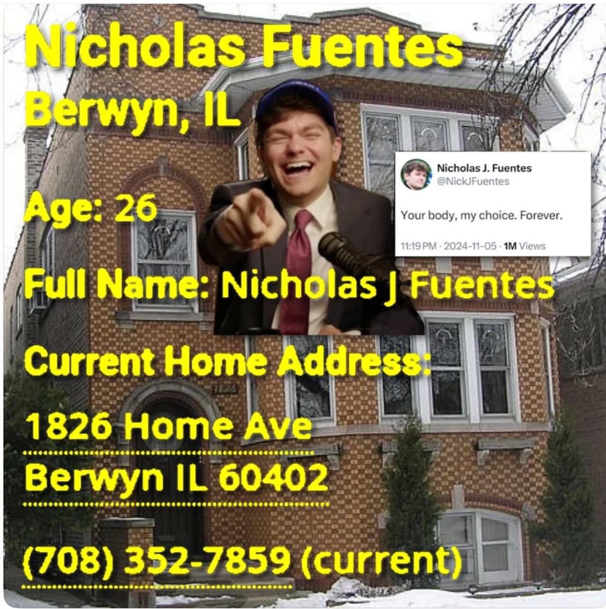 Miss_POTENTIAL's tweet photo. I'll just leave this here .. #loser #Nicholasfuentes https://t.co/D4nWxq89Qj