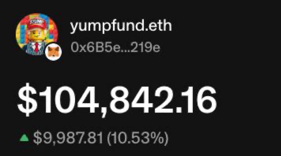 CloudMuzzy's tweet photo. @SirGMI ๐ The $YUMP utility fund has reached an exciting milestoneโ100k! ๐ This boost will power more investments and growth. The future is looking brightโletโs keep pushing forward! ๐๐ #YUMP https://t.co/N6SIhSnGBl