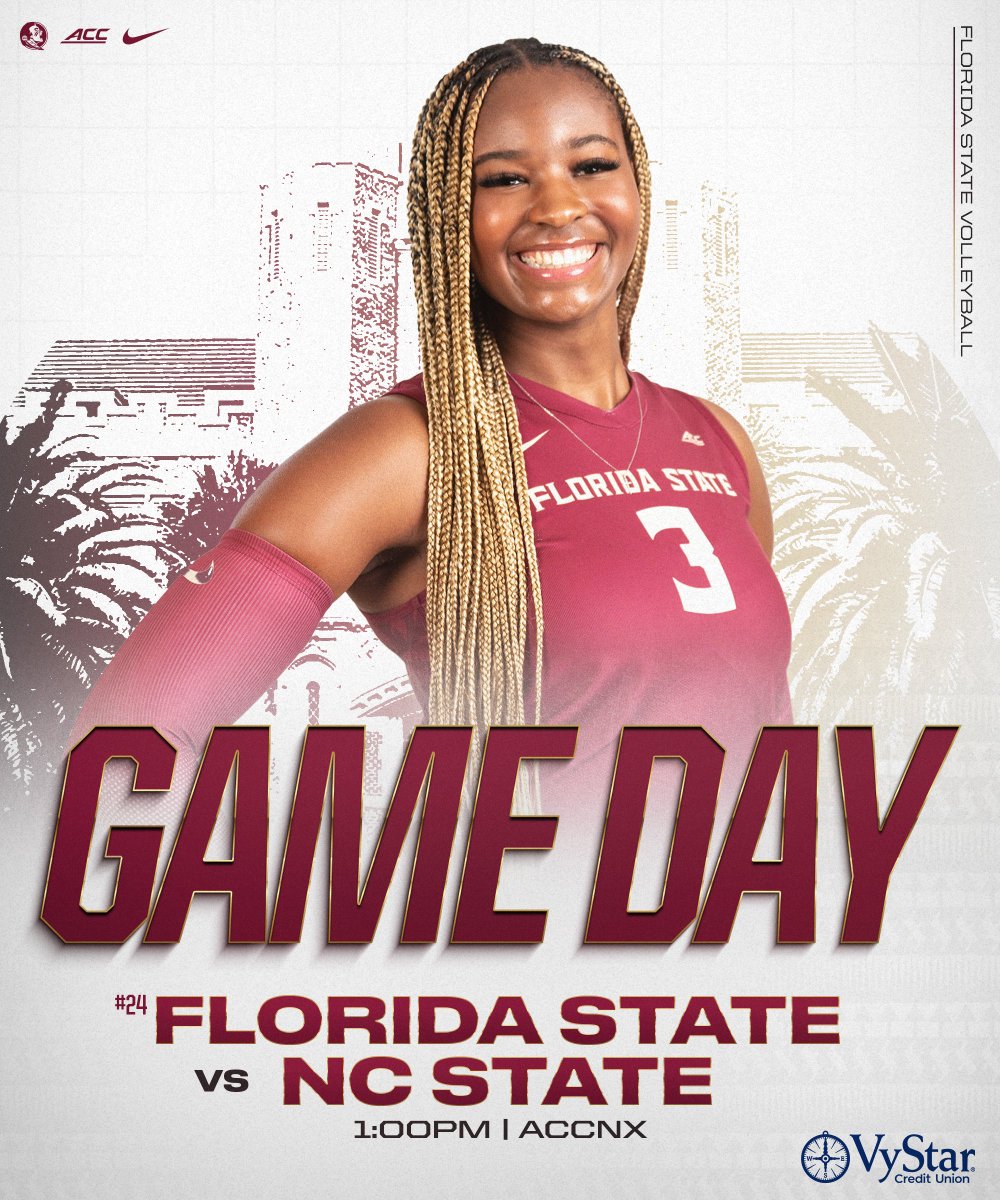 Looking for the weekend sweep🍢

🆚NC State
⏰1 p.m.
📍Tully Gym
📺espn.com/watch/player/_…
📊stats.statbroadcast.com/broadcast/?id=…

#OneTribe | <a href="/OfficialVyStar/">VyStar Credit Union</a>