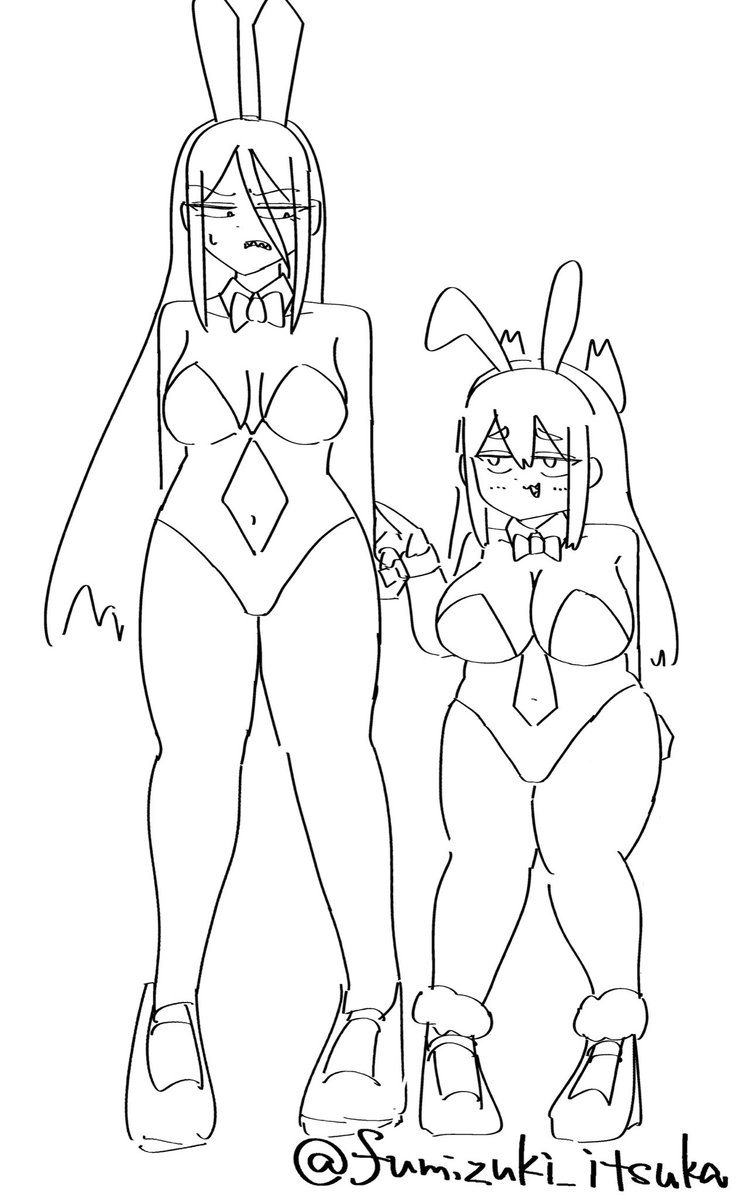 落書き

イメージが伝わるように体型がわかりやすい服装にしただけで深い意味はないです

たぶん設定上の身長差はこんなにない 