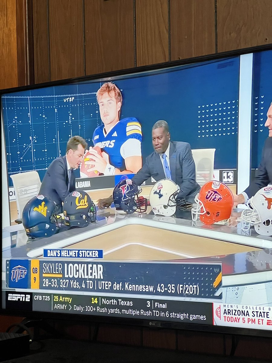 Cleveland High School Alumnus recognized by ESPN for a fantastic performance on Saturday!  Great job <a href="/locklear_skyler/">Skyler Locklear</a> <a href="/cvhsftbl/">Cleveland Football</a> <a href="/thejacksonbyrd/">Jackson Byrd</a>