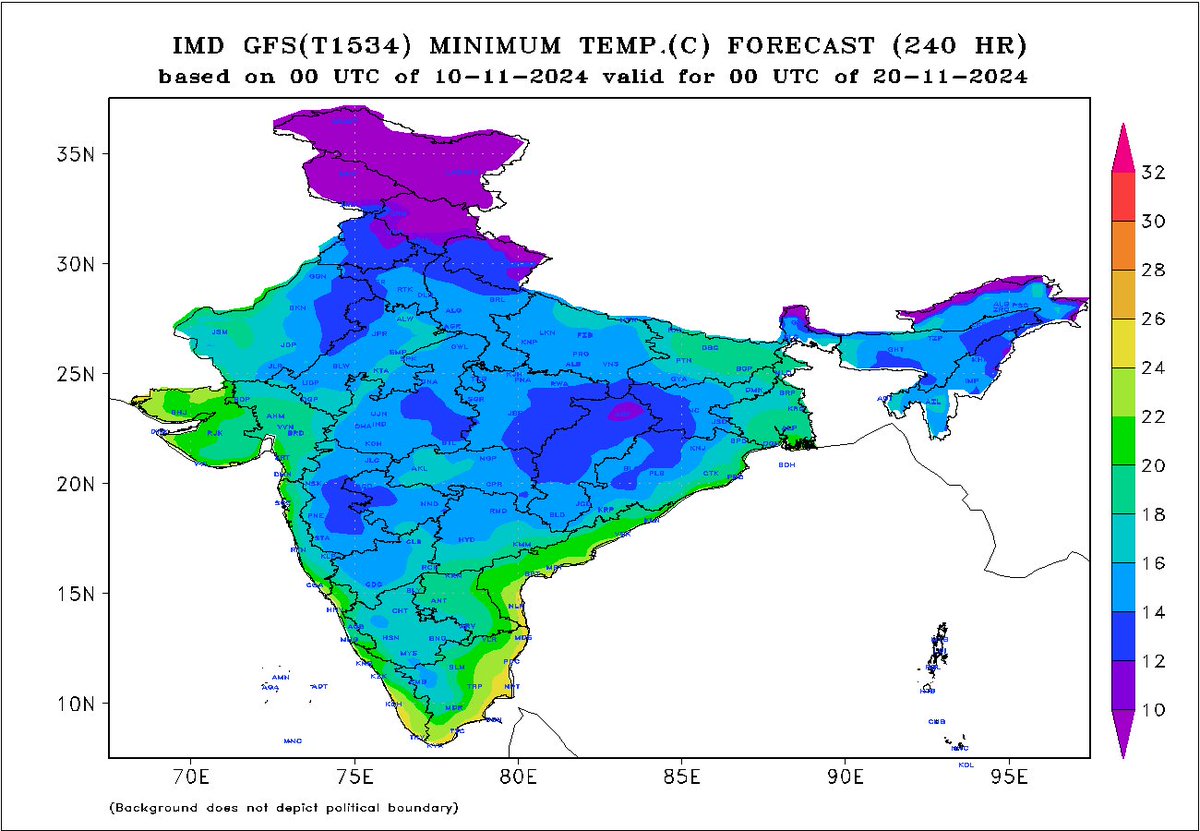 KashmirWeather2's tweet photo. 🌡️Massive Drop in Temperature Possible in #North India after 18 #November
#Freezing Temperature For most areas of kashmir including Srinagar #City
❄️🟢Stay Alert
Update : Main impact of #Current WD Possible on Tomorrow
Most #Effected areas ( North Kashmir) https://t.co/yYSh4HLGva