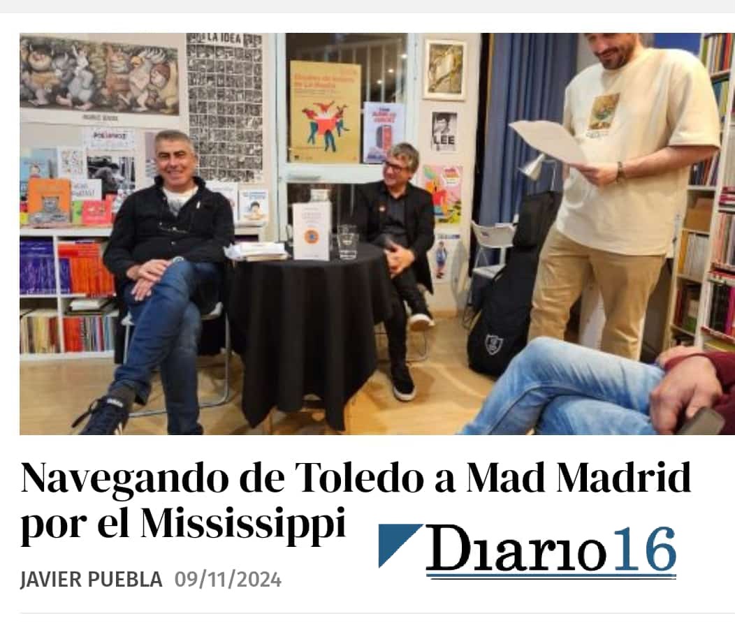 ARTÍCULO en el Diario16 por la presentación del poemario 'El sexo no es la herida de Dios' (Los Libros del Mississippi, 2024), de Federico de Arce, en Librería Enclave, donde "el sexo es Lou Reed".- Por Javier Puebla ✍🏻

diario16plus.com/cultura/navega…
