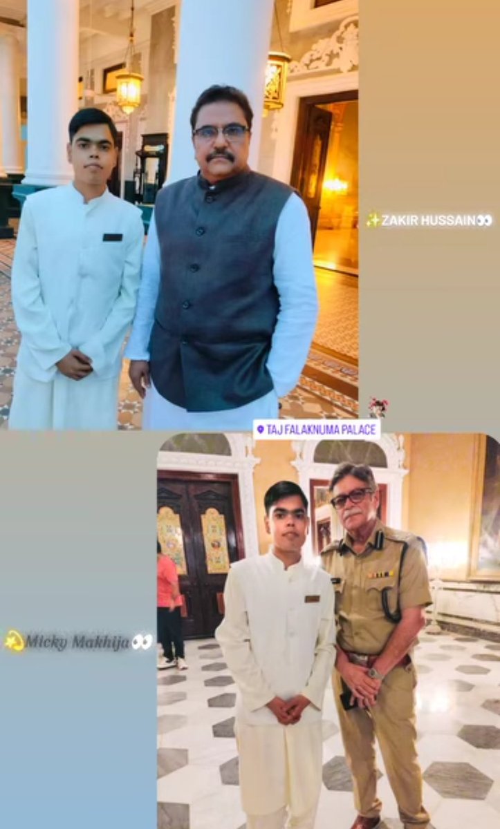 #ZakirHussain And #MickyMakhija Are Cast Of #Sikandar Movie. 💪💪💪

Fans Click Photo At #TajFalaknumaPalace Set.

#SalmanKhan #Sikandar #SikandarOnEid2025 #RashmikaMandanna