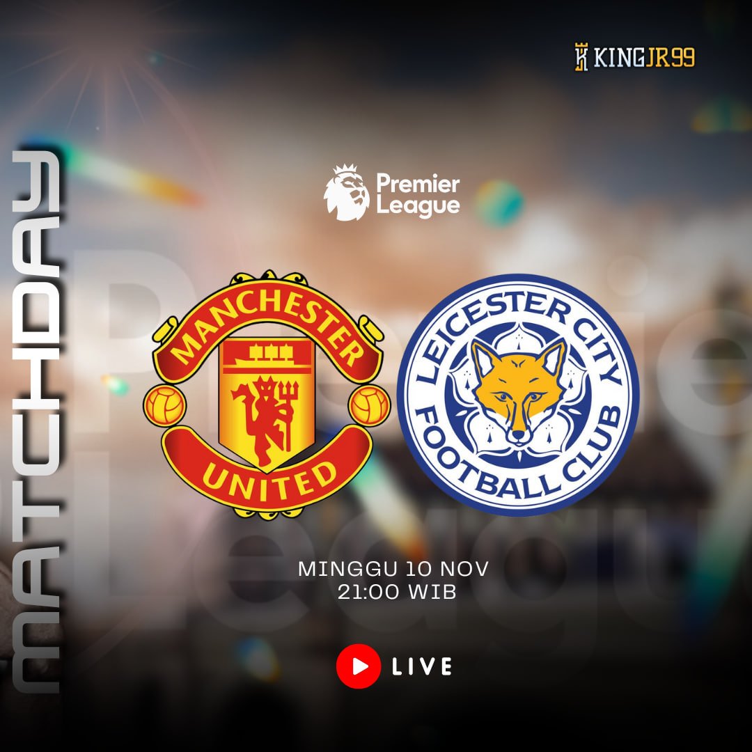 MANCESTER UNITED VS LEICESTER CITY | 10/11/24 Pk. 21:00 WIB

Old Trafford siap bergemuruh! 🔥
Akankah Setan Merah terus melaju atau Foxes siap memberikan kejutan? Jangan lewatkan aksi seru ini! 🔴⚽️

Link Streaming : tinyurl.com/nobarkjr

#MUNLEI #PremierLeague #MUFC #LCFC