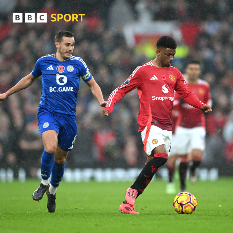 BBCRMsport's tweet photo. ⚽️ Manchester United have made their early dominance count and lead at Old Trafford.

👉 Follow updates on 95.1FM, Digital and @BBCSounds 

#MUFC #BBCPL