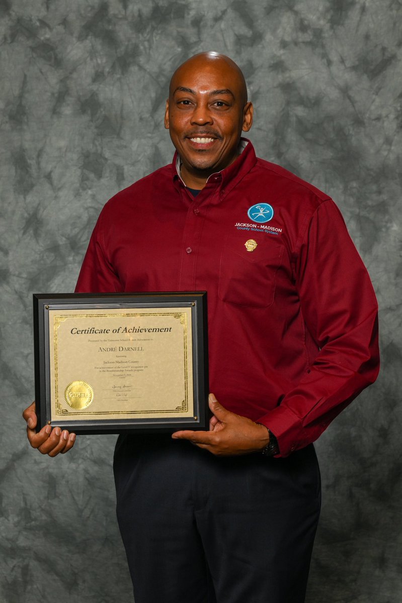 Big news! Andre Darnell has been appointed as an at-large board member for the state School Board Association! He’s not only a champion for JMCSS but will represent ALL Tennessee public school students with passion and dedication. Congratulations, Andre—let’s go — who is now a
