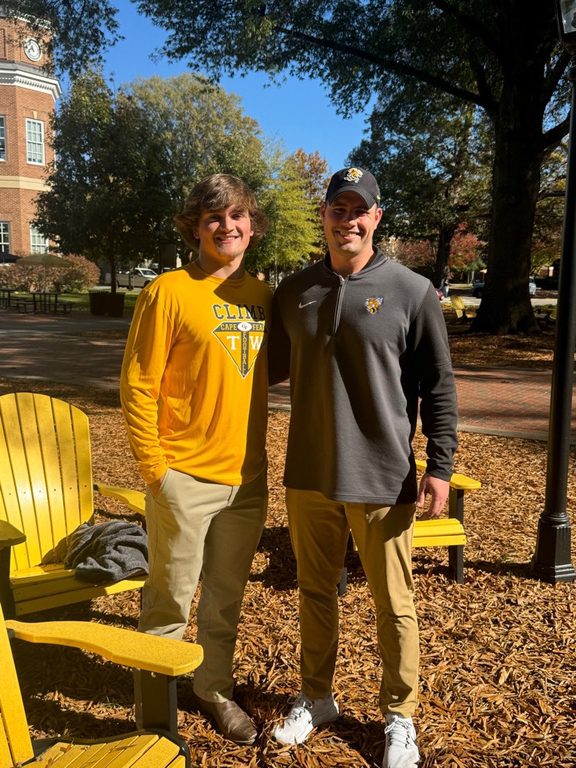 WilliamWicklin's tweet photo. Great game at Randolph-Macon, Thanks to @Coach_NJackson for inviting me out!

@JakeThomas52 https://t.co/iXS8PR3YA4