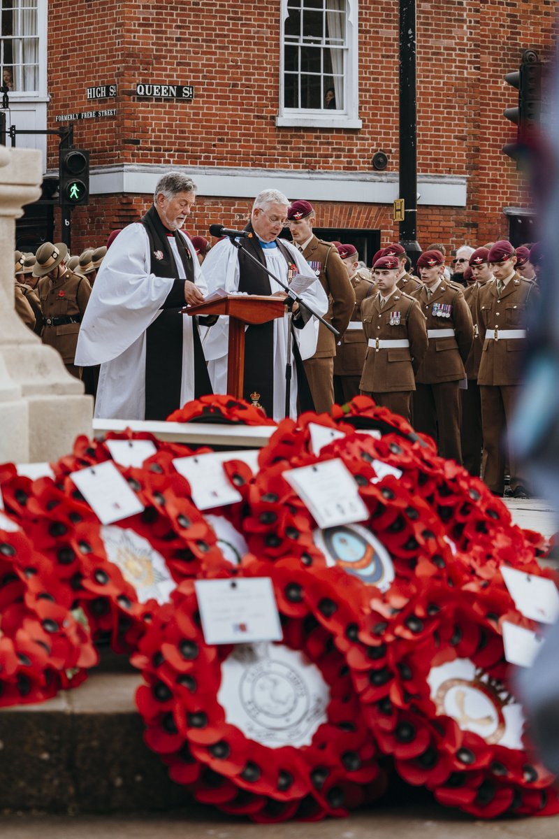 When you go home, tell them of us and say, for your tomorrow, we gave our today.

#Remembrance Sunday in the proud garrison city of #Colchester.