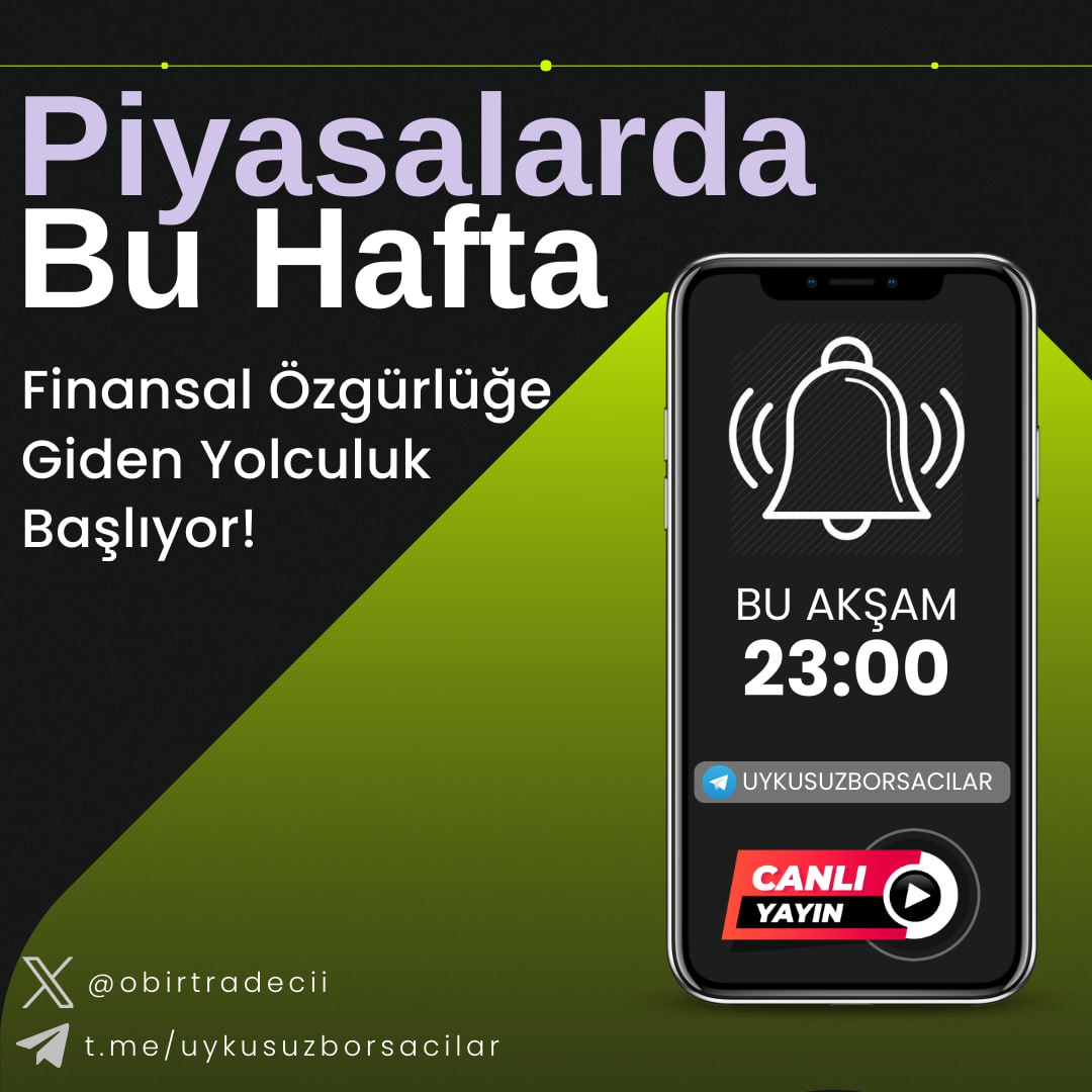 🎯Yatırımda Doğru Adımlar İçin Bu Akşam Bizimle Olun!
   
⏰23:00' teki canlı yayında, borsada tavan yapacak hisselerimizle kazanç sağlama şansınızı artırın! 

📈 Detaylı analizler ve stratejiler Uykusuzborsacilar kanalında!
   
🔗 t.me/uykusuzborsaci…