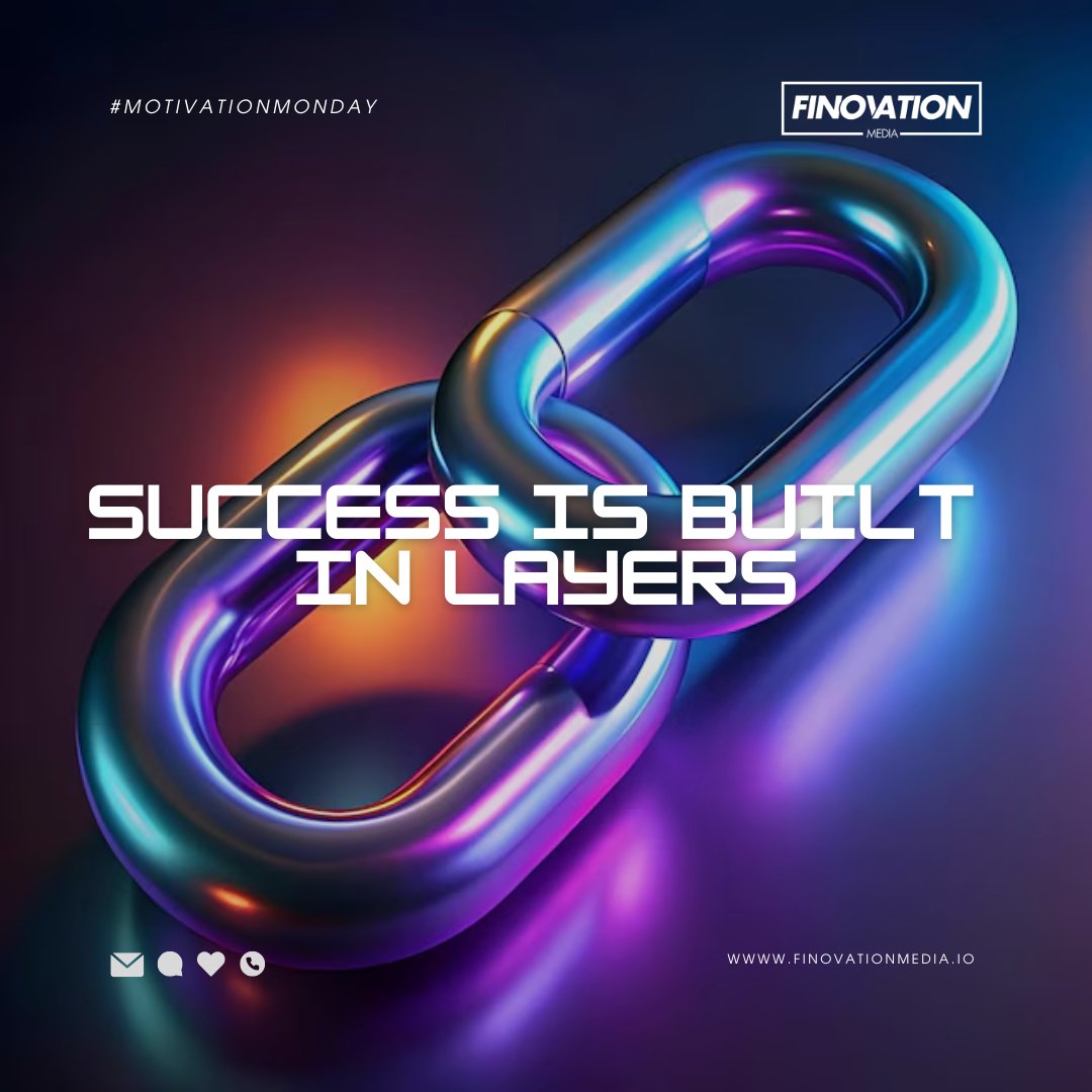 Finovationmedia's tweet image. Blockchain layers teach us: success is no shortcut, just continuous growth. Every layer builds on the last, creating a chain of achievements. Keep stacking those wins! 

#MotivationMonday #BlockchainLayers #Web3Wisdom #FinovationMedia