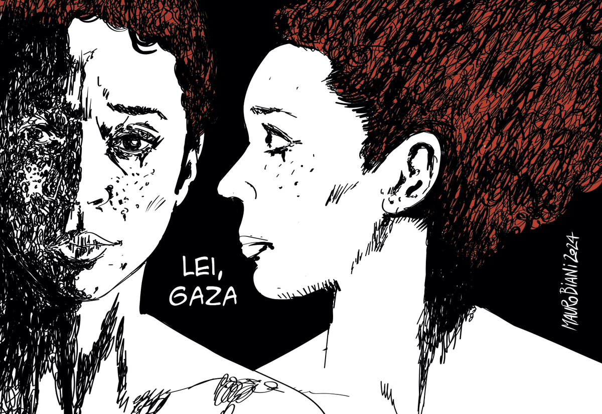 maurobiani's tweet photo. Lei, #Gaza
Oggi su @repubblica https://t.co/3PGbUKpeIk