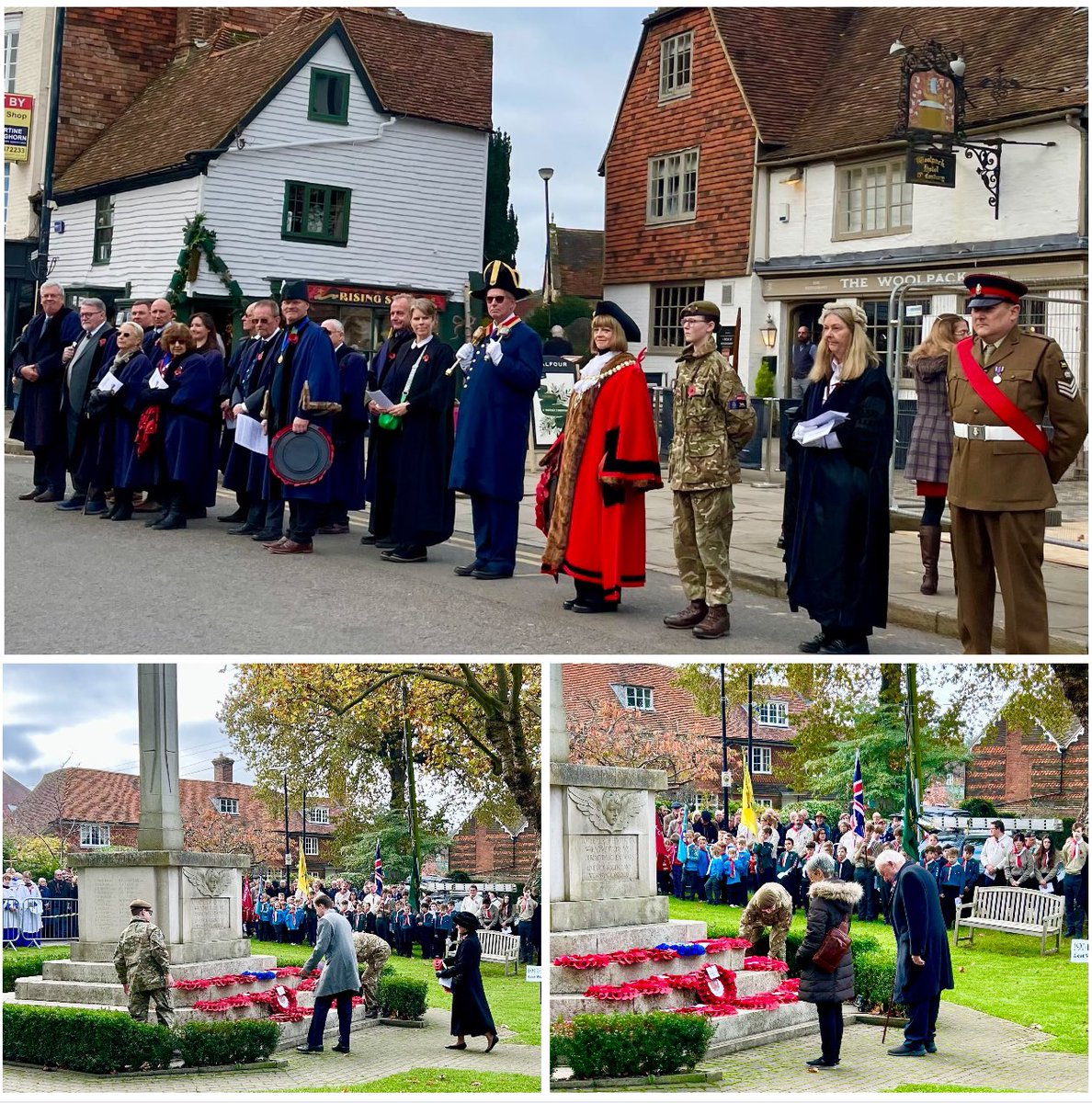 Pleased to join fellow members  <a href="/TenterdenTC/">TenterdenTownCouncil</a> at today’s Service of Remembrance. Always a moving occasion to honour the memory of 131 members of the armed services from Tenterden lost defending our freedom, justice, &amp; peace in both World Wars. #LestWeForget. #RememberanceDay2024.