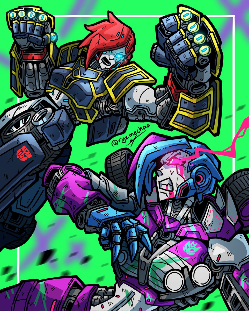 Ryzmechaa31's tweet photo. Once sisters, now enemies...

#arcane #jinx #transformers #fanart #fanartbyryz https://t.co/8QksFqsGpa