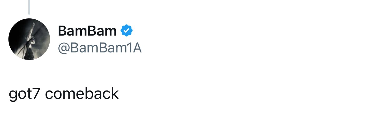 ตะหนู"แบมแบม"บอกขนาดนี้แล้ว ทุกคนเตรียมตัวเลยนะ GOT7 COMEBACK💚