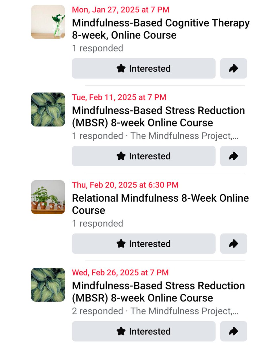 Our upcoming courses, workshops and retreats are now listed on Facebook. 🎉

Head to our events page to find out more: facebook.com/events