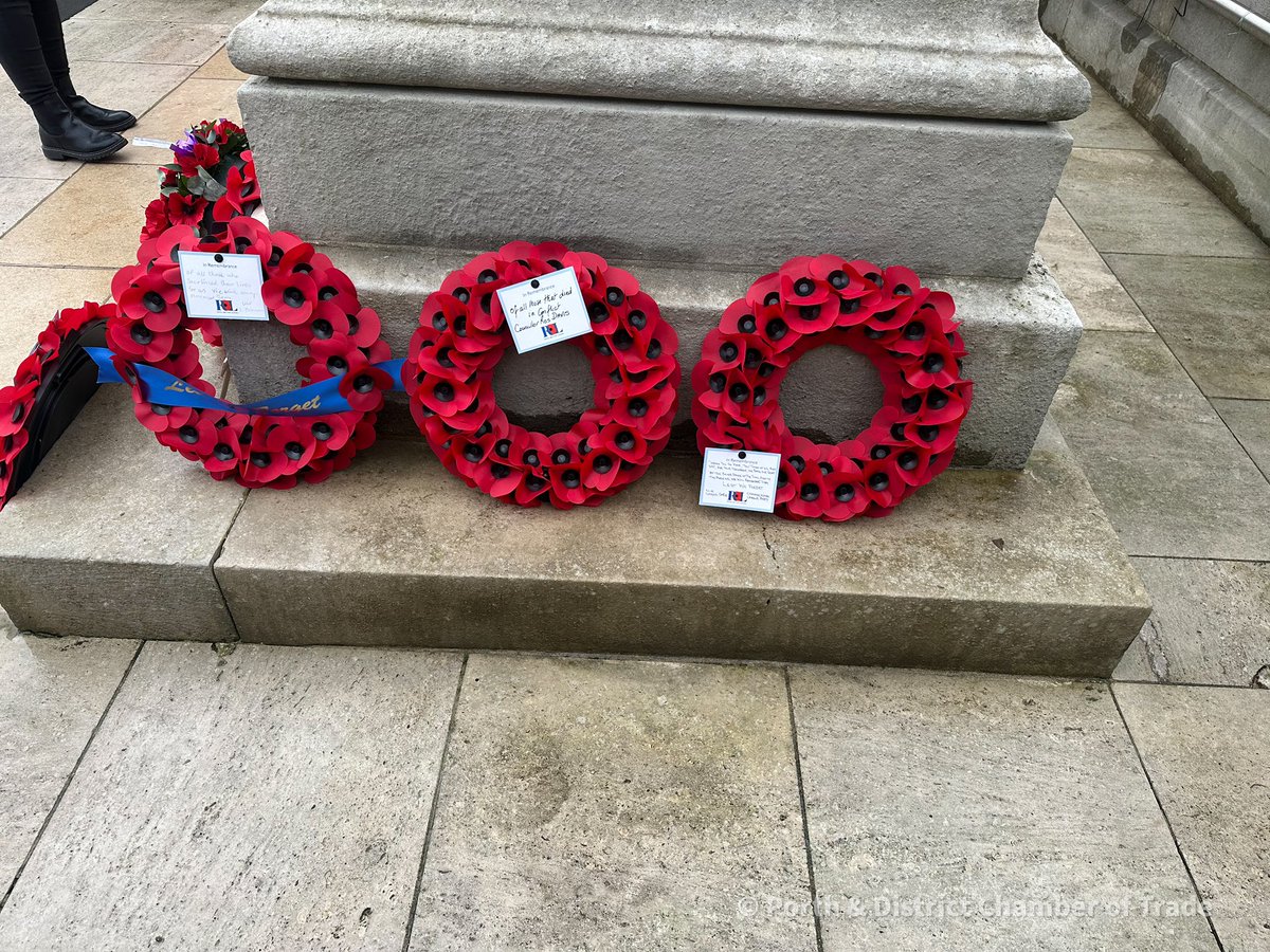 PorthChamber's tweet photo. Done for another year, thank you to everyone who helped and supported us in hosting as well as everyone who laid wreaths

Lest we forget 🌹 https://t.co/wBoVI9dMmX