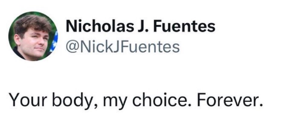 EastEndJoe's tweet photo. “Your house, our choice. Forever.” 
And we’re just getting started @NickJFuentes https://t.co/ay2VDBCHCd