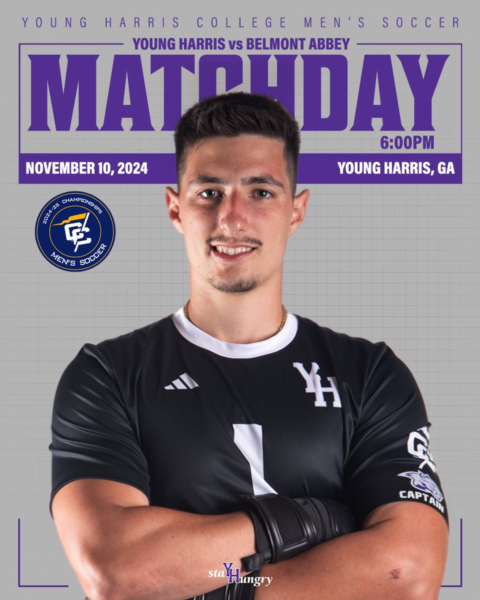 YHCAthletics's tweet photo. Mountain Lion fans! Come support men’s soccer as they take on Belmont Abbey in the quarterfinal round of the @confcarolinas tournament tonight at 6pm 🥳 Wear white! #staYHungry #WhiteOut https://t.co/hqr0JXYTgP